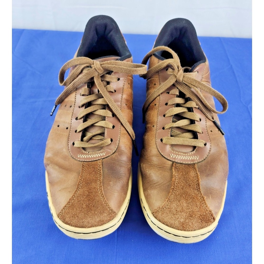 Adidas Adicross II Golf Shoes Men's Size 11.5 Brown Leather Athletic Spikeless - Picture 3 of 8